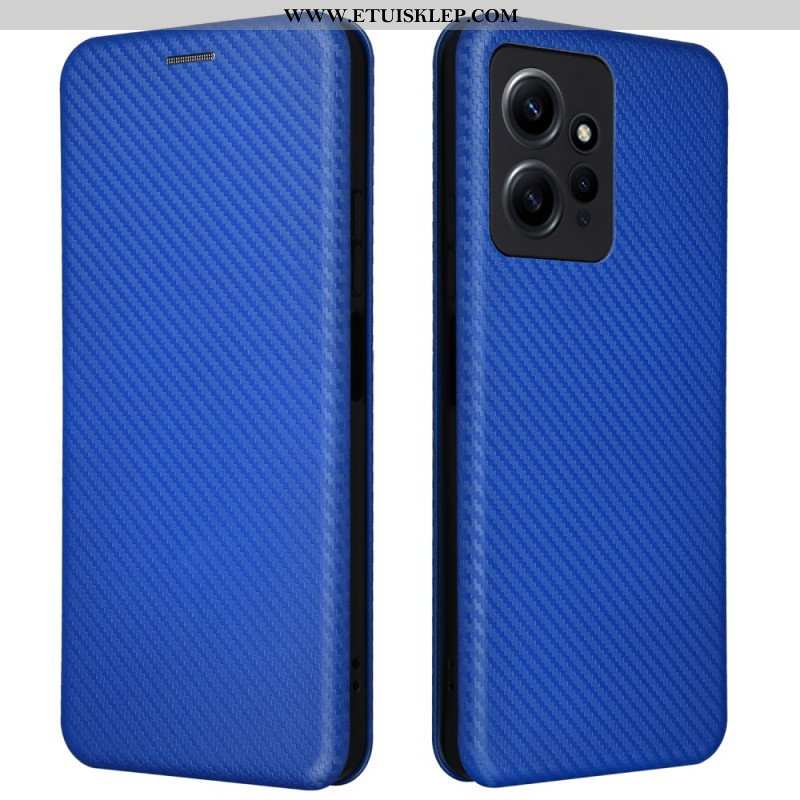 Etui Na Telefon do Xiaomi Redmi Note 12 4G Etui Folio Włókno Węglowe